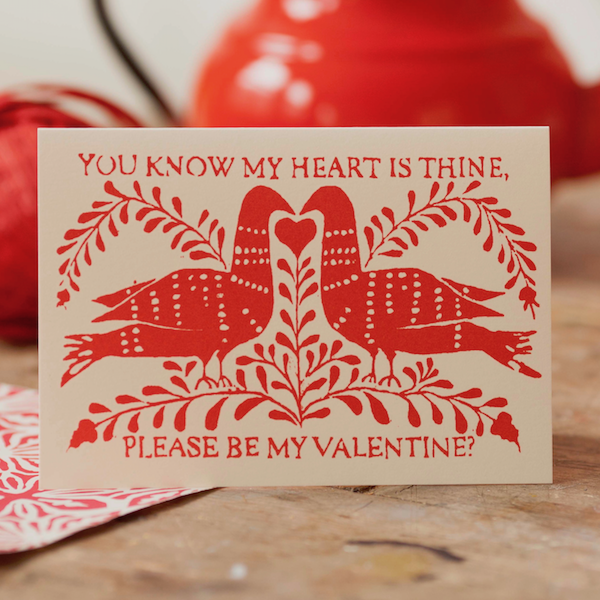 Cambridge Imprint Card Be My Valentine