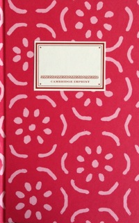 Cambridge Imprint Hardback Notebook Pear Halves permanent rose