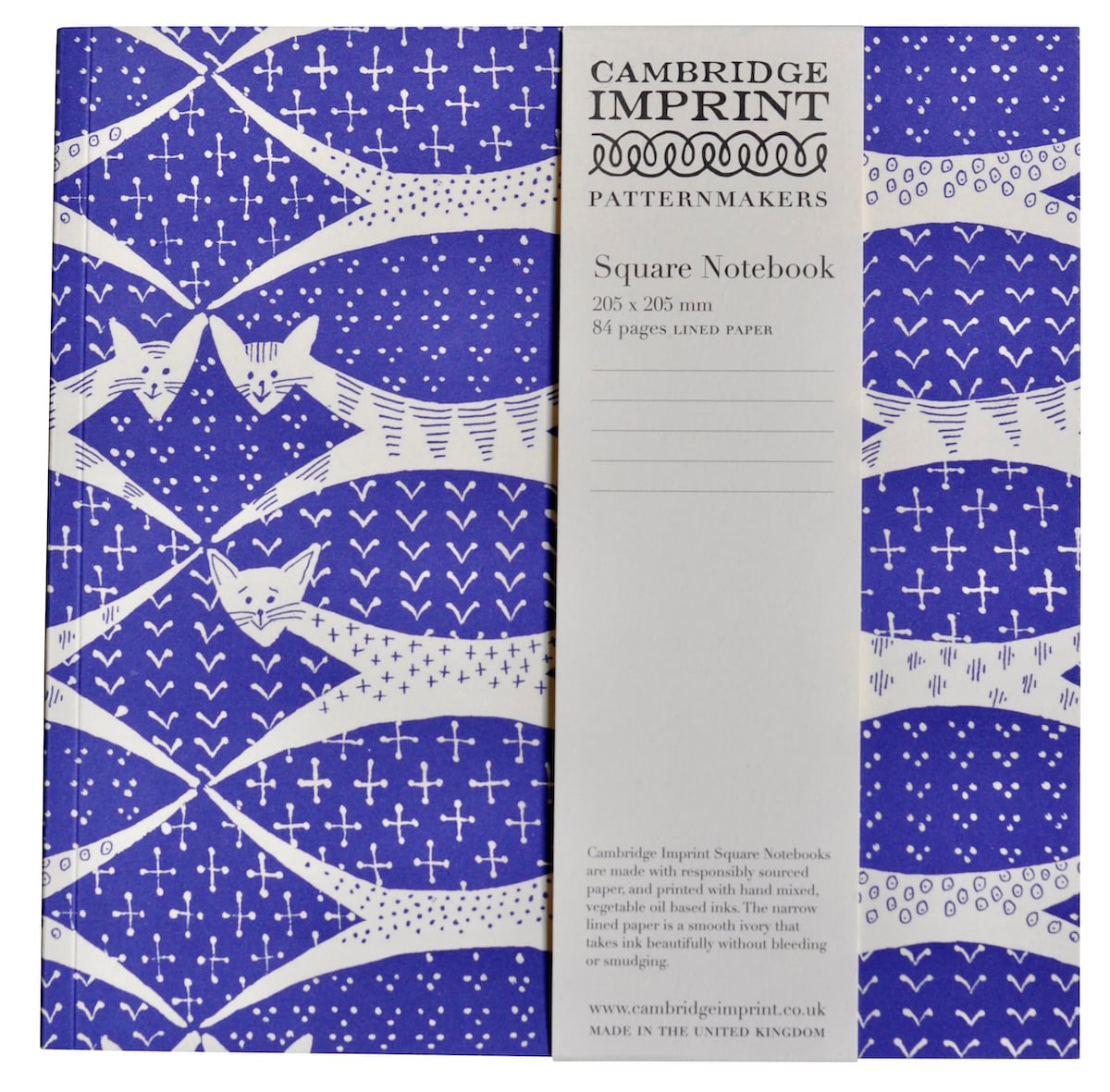 Square Lined Notebook Cats | Notebooks | Cambridge Imprint