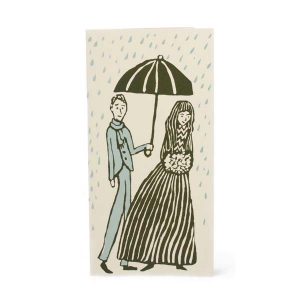 Cambridge Imprint Long Card Kind Gentleman with Umbrella