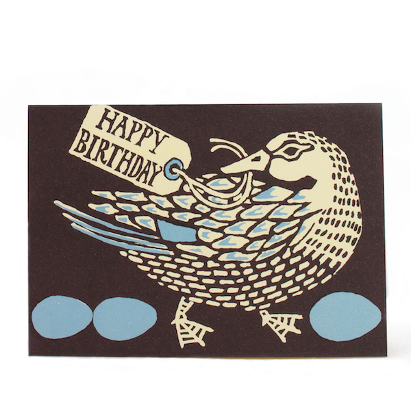 Happy Birthday Duck Card by Cambridge Imprint