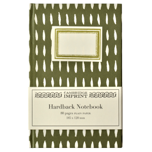 Cambridge Imprint Hardback Notebook Seed olive