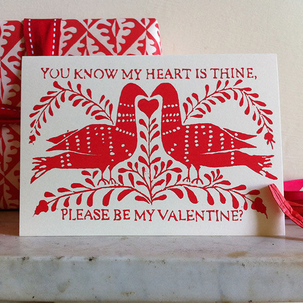 Cambridge Imprint Card Be My Valentine