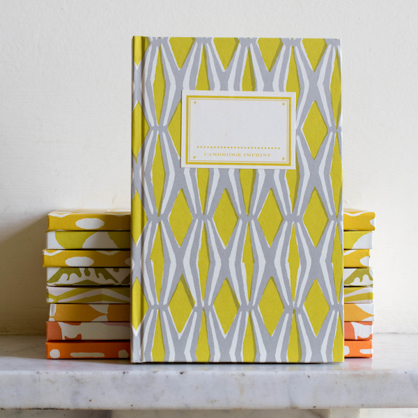 Cambridge Imprint yellow hardback notebooks