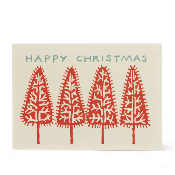 Cambridge Imprint Christmas Trees card