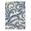 Cambridge Imprint Pocket Notebook in Seaweed Paisley Prussian Blue