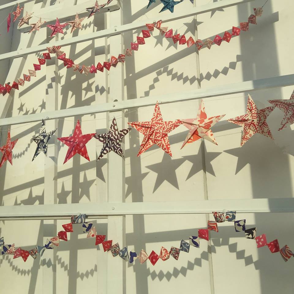 selvedge Christmas garlands Cambridge Imprint Christmas Garlands