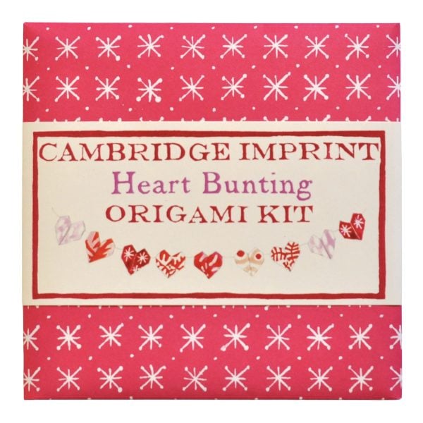 Cambridge Imprint Heart Bunting Origami Kit
