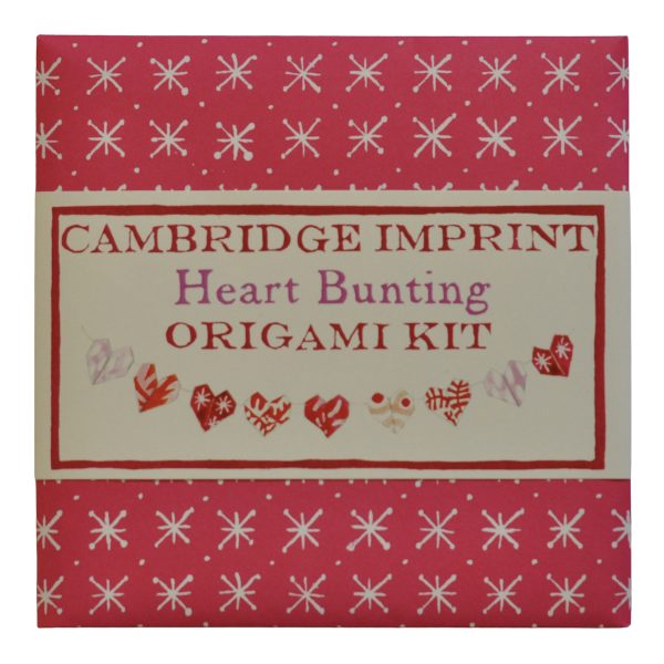 Cambridge Imprint Heart Bunting Origami Kit