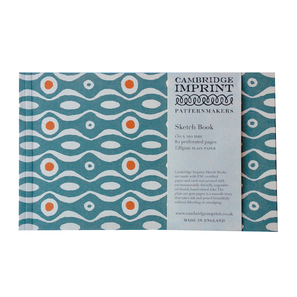 Cambridge Imprint Softback Sketchbook in Persephone Teal and Orange