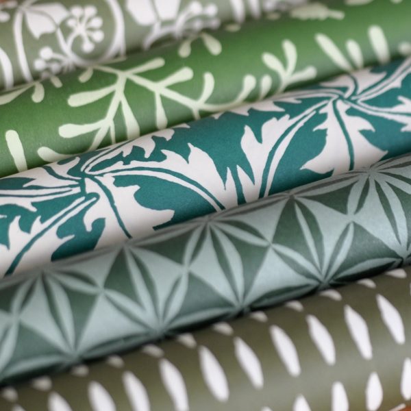 Assorted Green pattern papers — Cambridge Imprint
