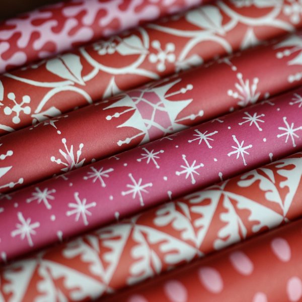 Assorted Red pattern papers — Cambridge Imprint