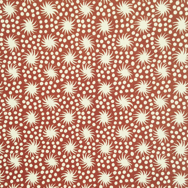 Cambridge Imprint Animalcules Patterned Paper in Cocoa Brown