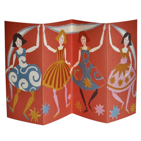 3D Marionettes card by Cambridge Imprint