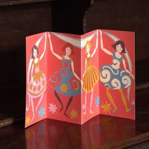 3D Marionettes card by Cambridge Imprint