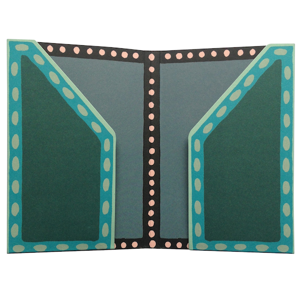 Cambridge Imprint Patterned Receipt Holder for Pocket Folio