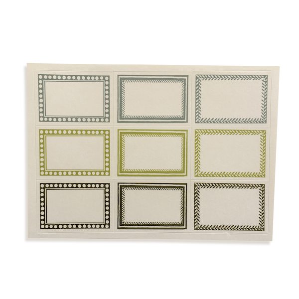 Cambridge Imprint Small Green Labels