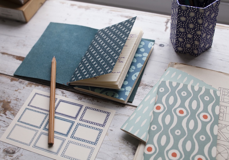 Cambridge Imprint Blue Pocket Folio with inserts