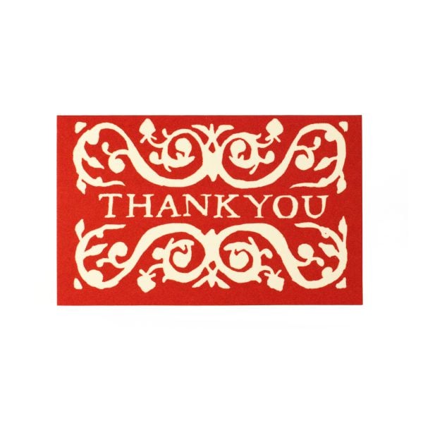Cambridge Imprint Thank You Gift Cards in Red