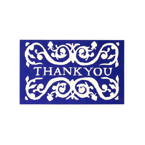 Cambridge Imprint Thank You Gift Cards in Ultramarine