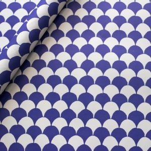 Patterned Paper Clamshell French Ultramarine