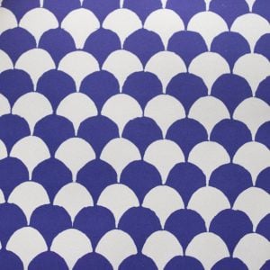 Clamshell French Ultramarine Patterned Paper by Cambridge Imprint