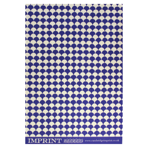 Patterned Paper Clamshell French Ultramarine by Cambridge Imprint
