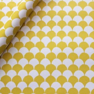 Patterned Paper Clamshell Acid Yellow