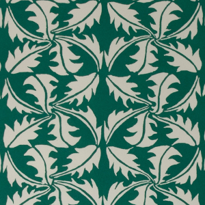 Cambridge Imprint Dandelion Patterned Paper in Bottle Green