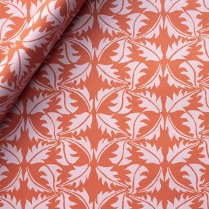 Patterned Paper Dandelion Rose and Rust