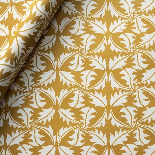 Dandelion Turmeric Patterned Paper by Cambridge Imprint