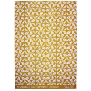 Dandelion Turmeric Patterned Paper by Cambridge Imprint