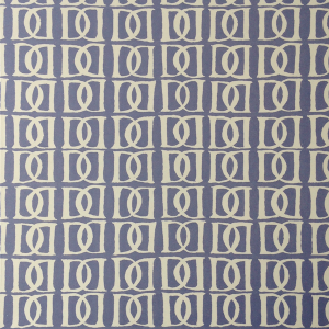 Cambridge Imprint Letterpress Patterned Paper in Harebell