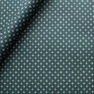 Patterned Paper Little Stars Petrol Blue