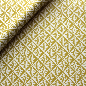 Patterned Paper Oak Leaves Sap Green
