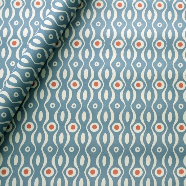 Cambridge Imprint Patterned Paper in Persephone Cornflower
