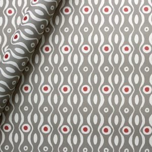 Patterned Paper Persephone Grey and Crimson