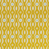 Cambridge Imprint Patterned Paper Persephone Mustard and Pale Turquoise