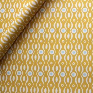 Patterned Paper Persephone Mustard and Turquoise