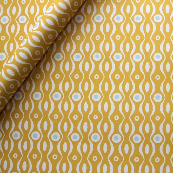 Cambridge Imprint Patterned Paper in Persephone Mustard