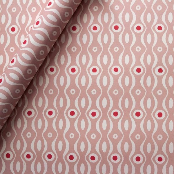 Cambridge Imprint Patterned Paper in Persephone Pink