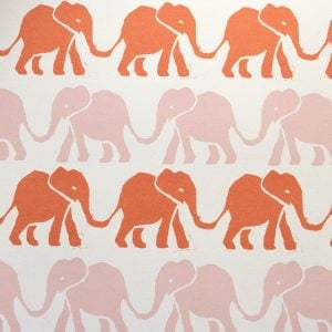 Cambridge Imprint Elephants Patterned Paper
