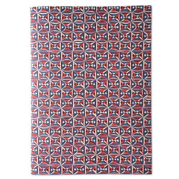 Cambridge Imprint Patterned Scrapbook Kaleidoscope Red and Blue