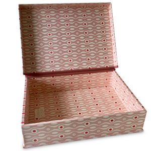 A4 Box File Persephone Pink and Raspberry by Cambridge Imprint