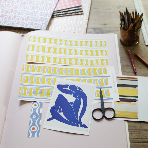 Cambridge Imprint Scrapbook: pale pink pages
