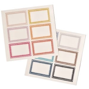 12 Very Large Self-Adhesive Labels