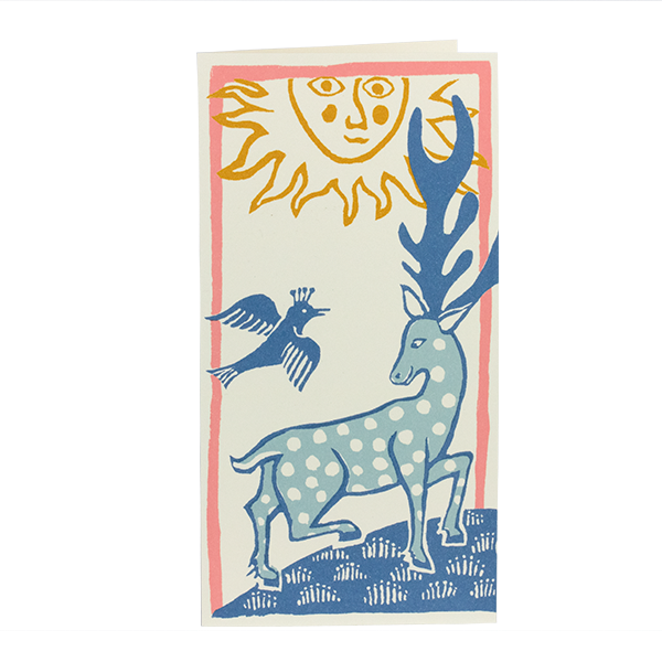 Cambridge Imprint Deer and Bird Card