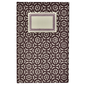 Hardback Notebook Small Pear Halves Elderberry