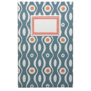 Hardback Notebook Persephone Teal and Orange