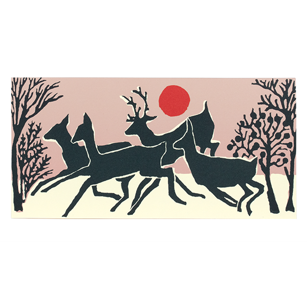 Cambridge Imprint The Running of the Deer Card